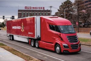Budweiser Brewer Makes First Beer Delivery With Nikola Semi Truck - The