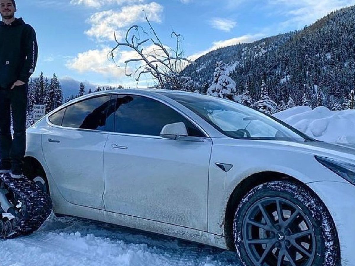 Tesla 3 deals snow chains