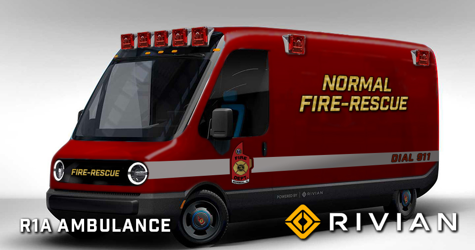 Rivian ambulance