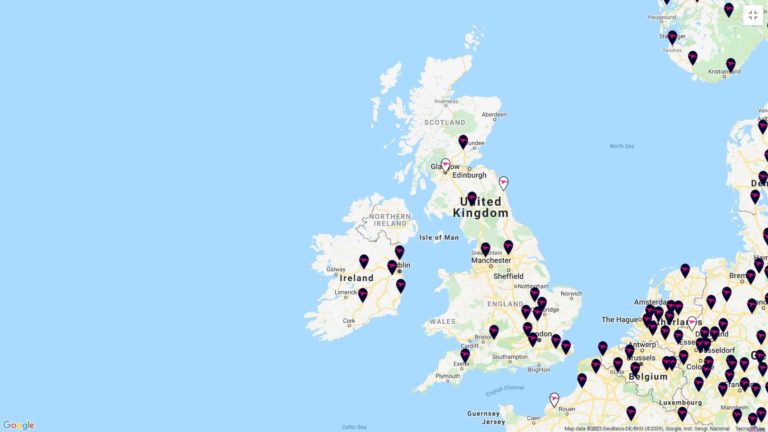 REVEALED: 2021 European Map of Ionity Fast-Charging Stations